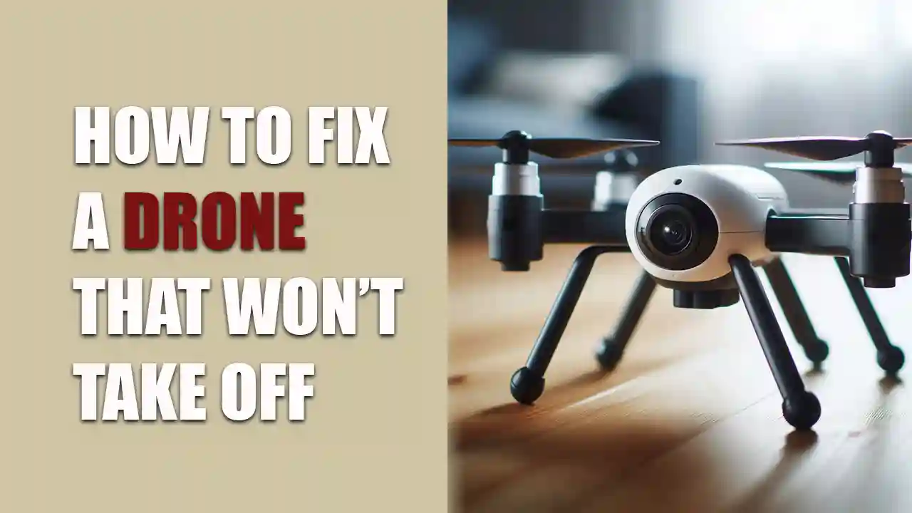 How to Fix a Drone That Won’t Take Off